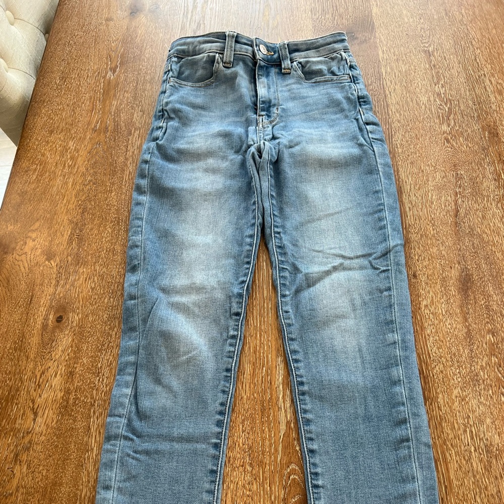 American Eagle skinny jeans size 00 super high rise jeggings